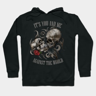 Skulls in Love Hoodie